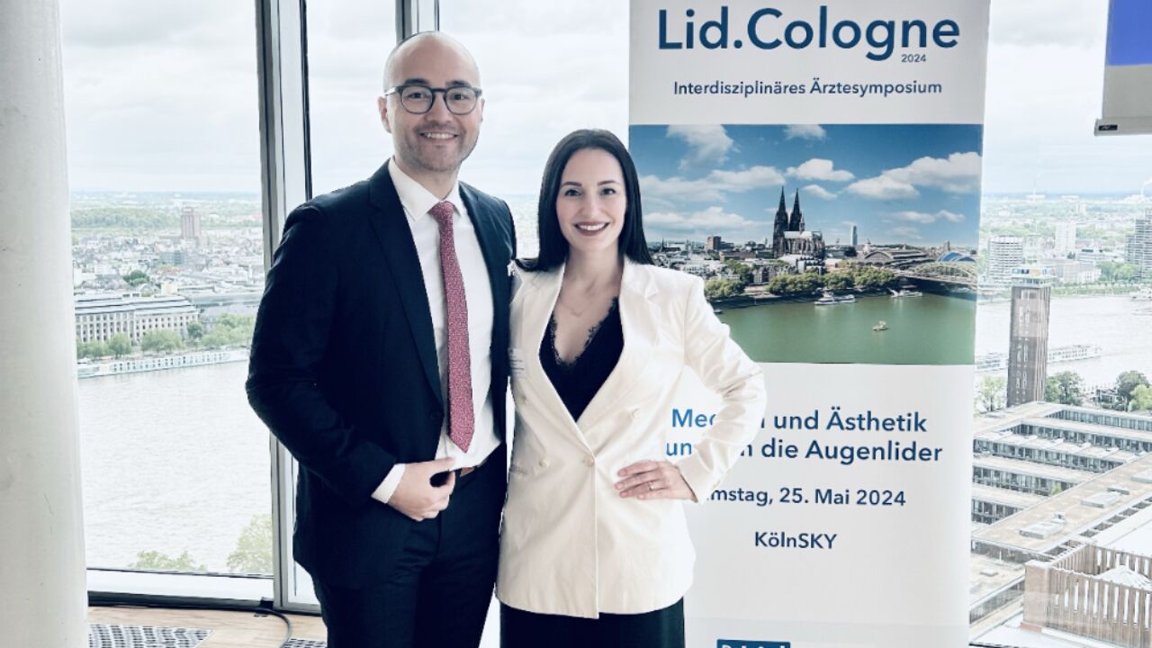Prof. Fischer und Prof. Kotsougiani-Fischer bei der DeGeLid / Lid.Cologne 2024