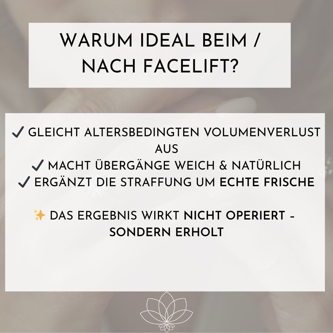 Ideal beim oder nach einem Facelift