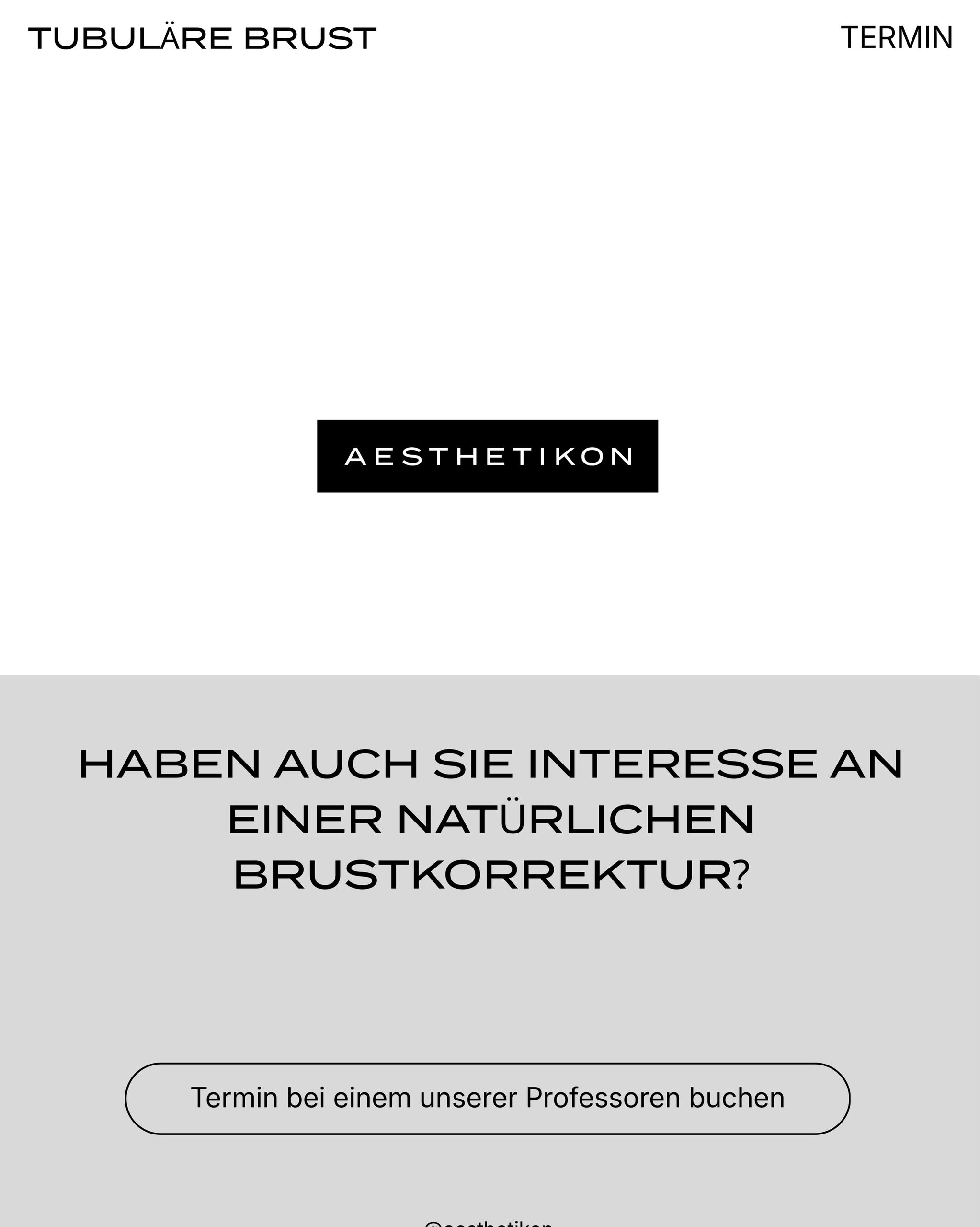 AESTHETIKON – Haben auch Sie Interesse an einer natürlichen Brustkorrektur? Termin bei einem unserer Professoren buchen