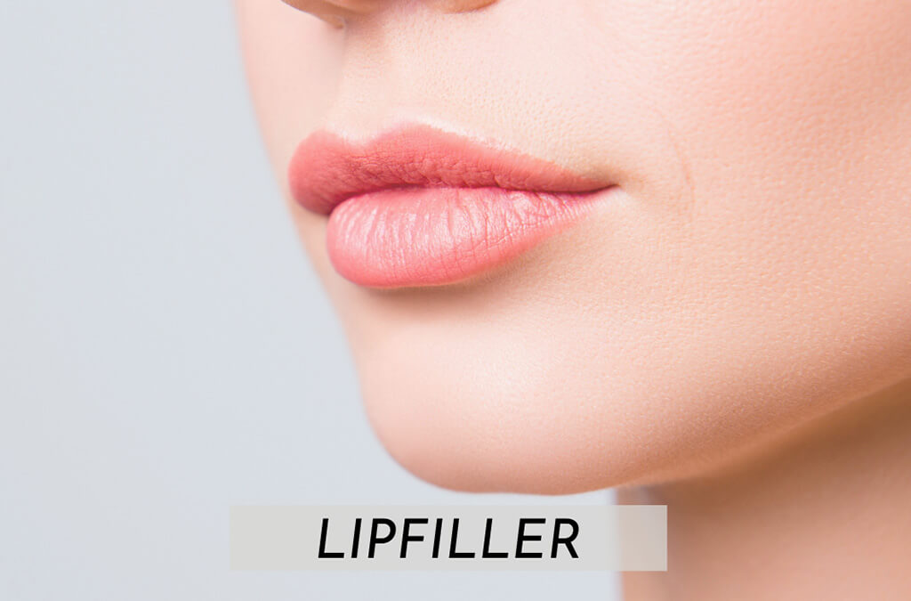 Natürliche Lippenunterspritzung